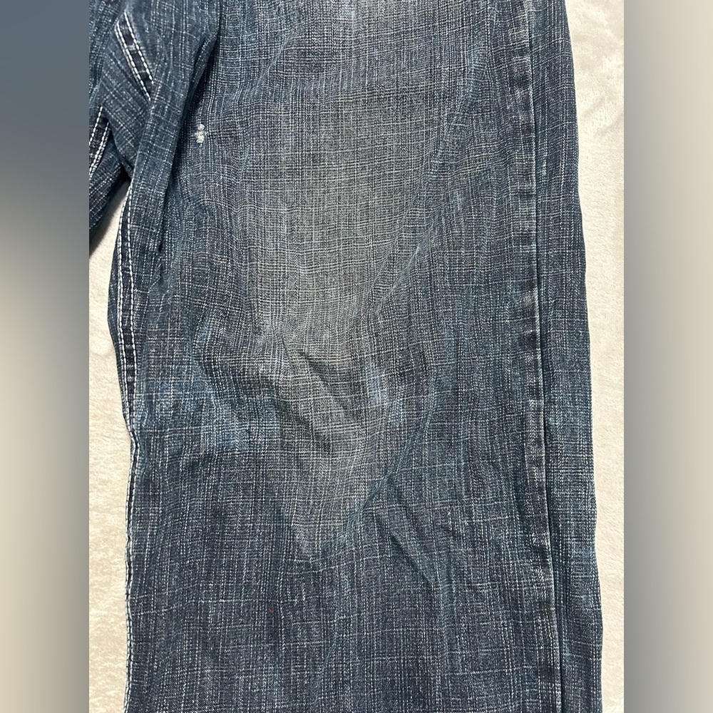Southpole Vintage Y2K Baggy Jeans Denim Mens 34 Dark Wash - Picture 11 of 14